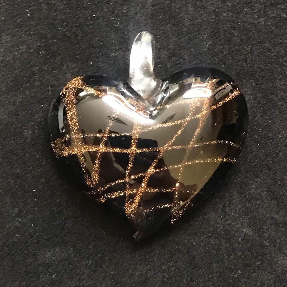 Glass Heart Pendant